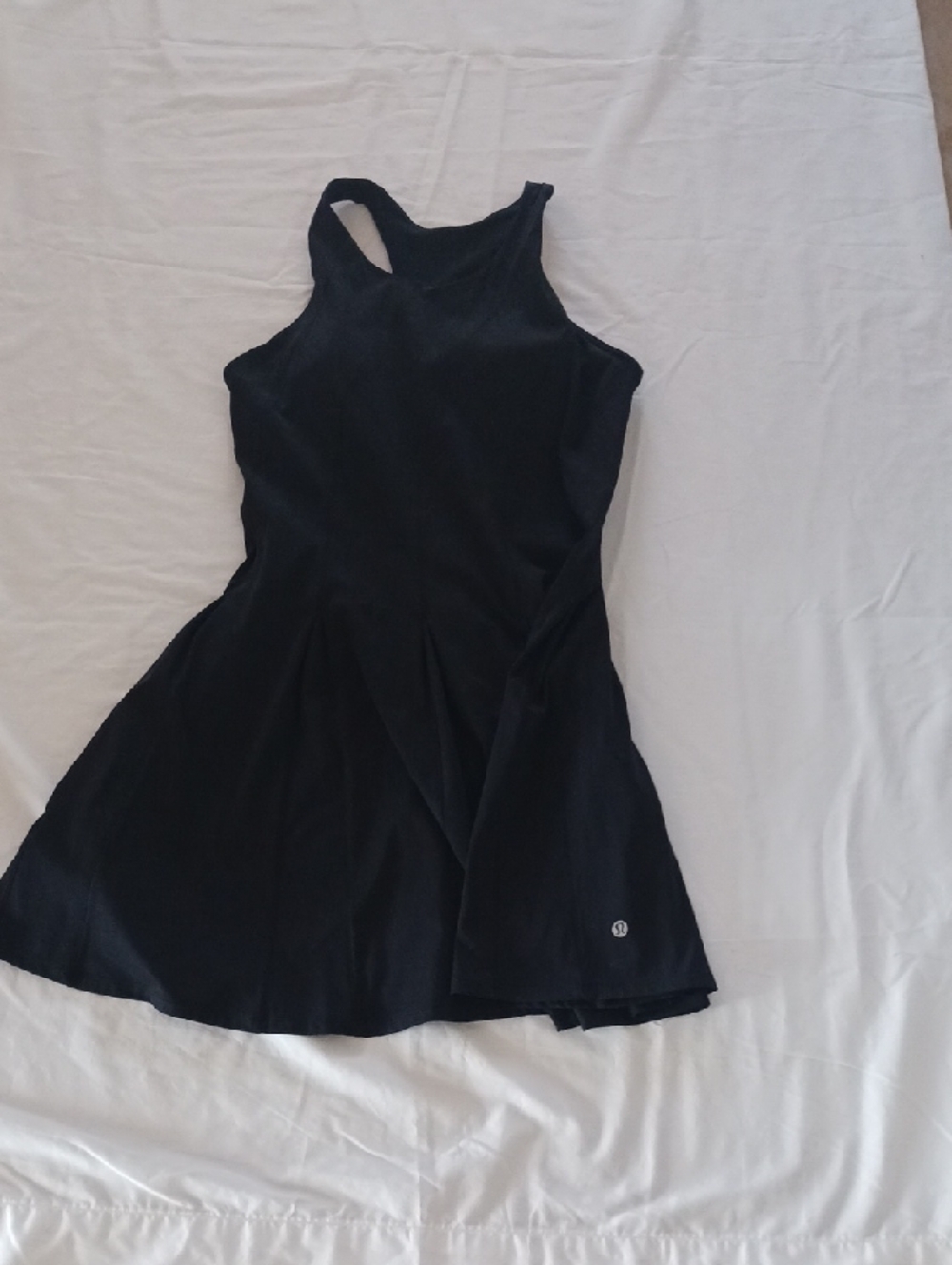 lululemon athletica Black Racerback Athletic Skater Dress